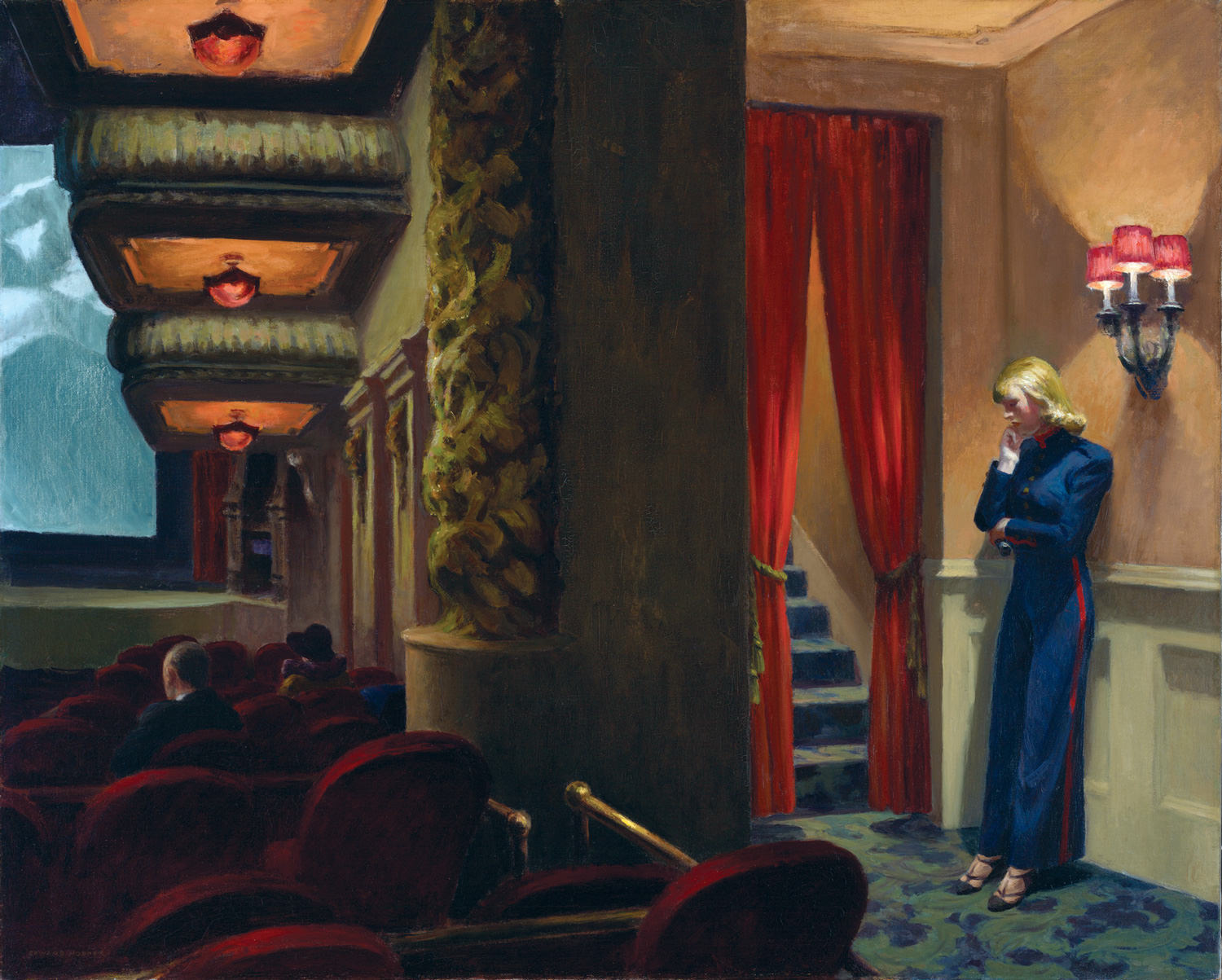 Edward Hopper (1882-1967). New York Movie (1939)