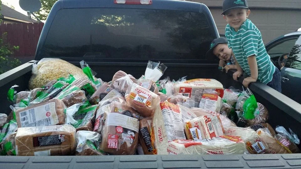 Make gathering and prepping bait a family affair, my boys love ripping bread bags and loading trash bags full of bread.