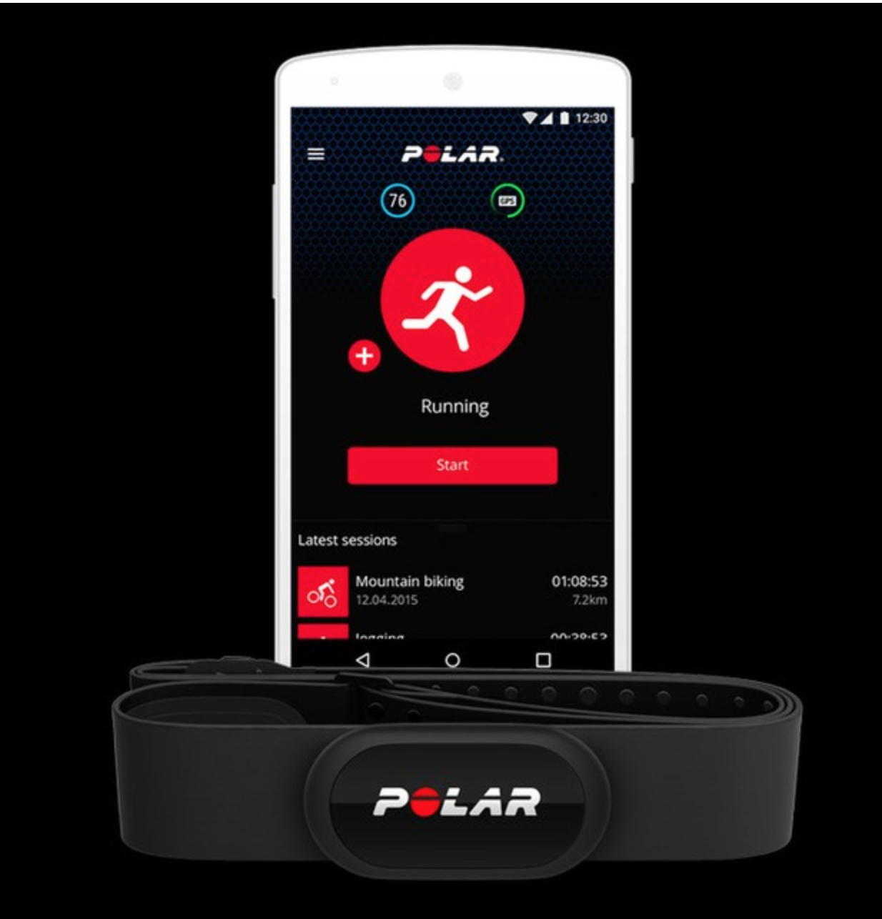Polar H10 sensor and free app , one of iMore's top 3