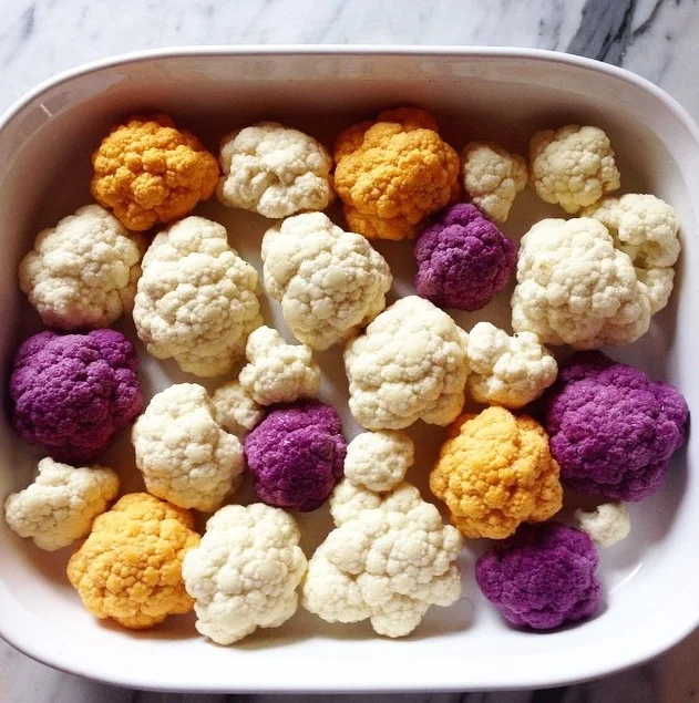 Colorful cauliflower