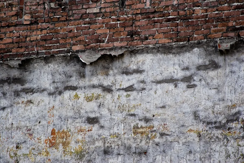 Peeling Wall I, Parking Lot Seattle, Washington © Alan Wentworth 
