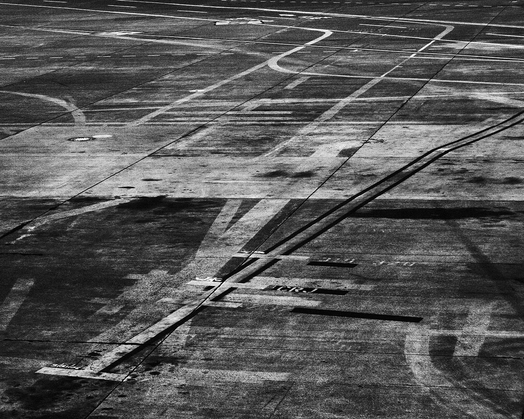 Tarmac - Etchings Great Falls, Montana © Alan Wentworth