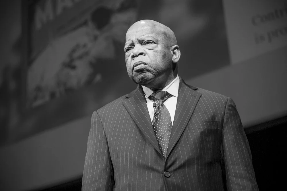 Rep. John Lewis discusses his graphic novel "March." Feb. 25, 2015