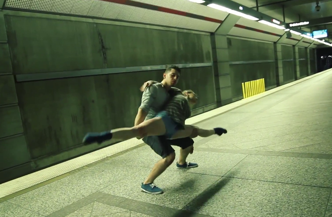 Subway Platform Pas De Deux