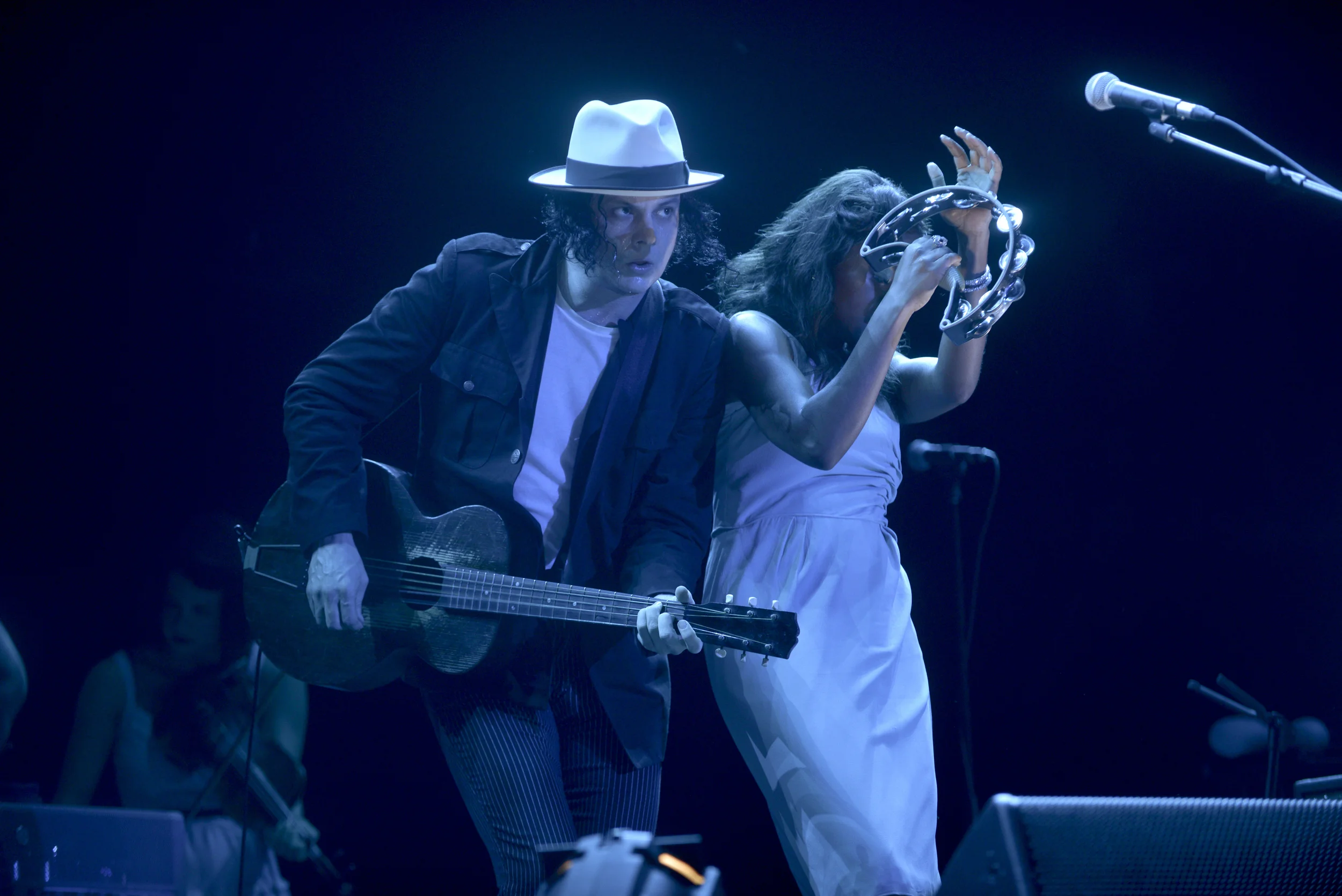 Jack White closing out the main stage on the second night of the fest (Photo Credit: Matt Ellis)