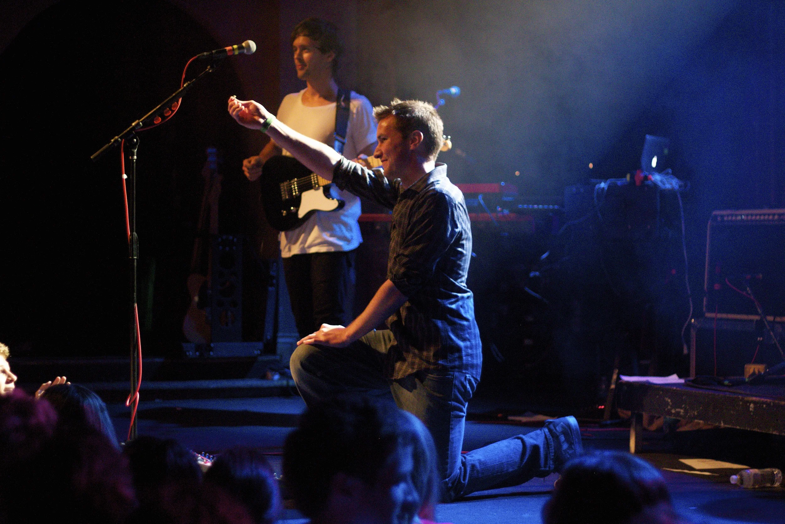 Scott as we will call him proposing to his girlfriend (Photo Credit: Maddie Casey)