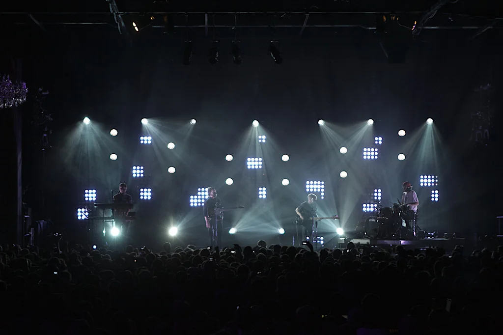 The indie quartet rocking a sold out Fillmore crowd (Photo Credit: Robert Castro)
