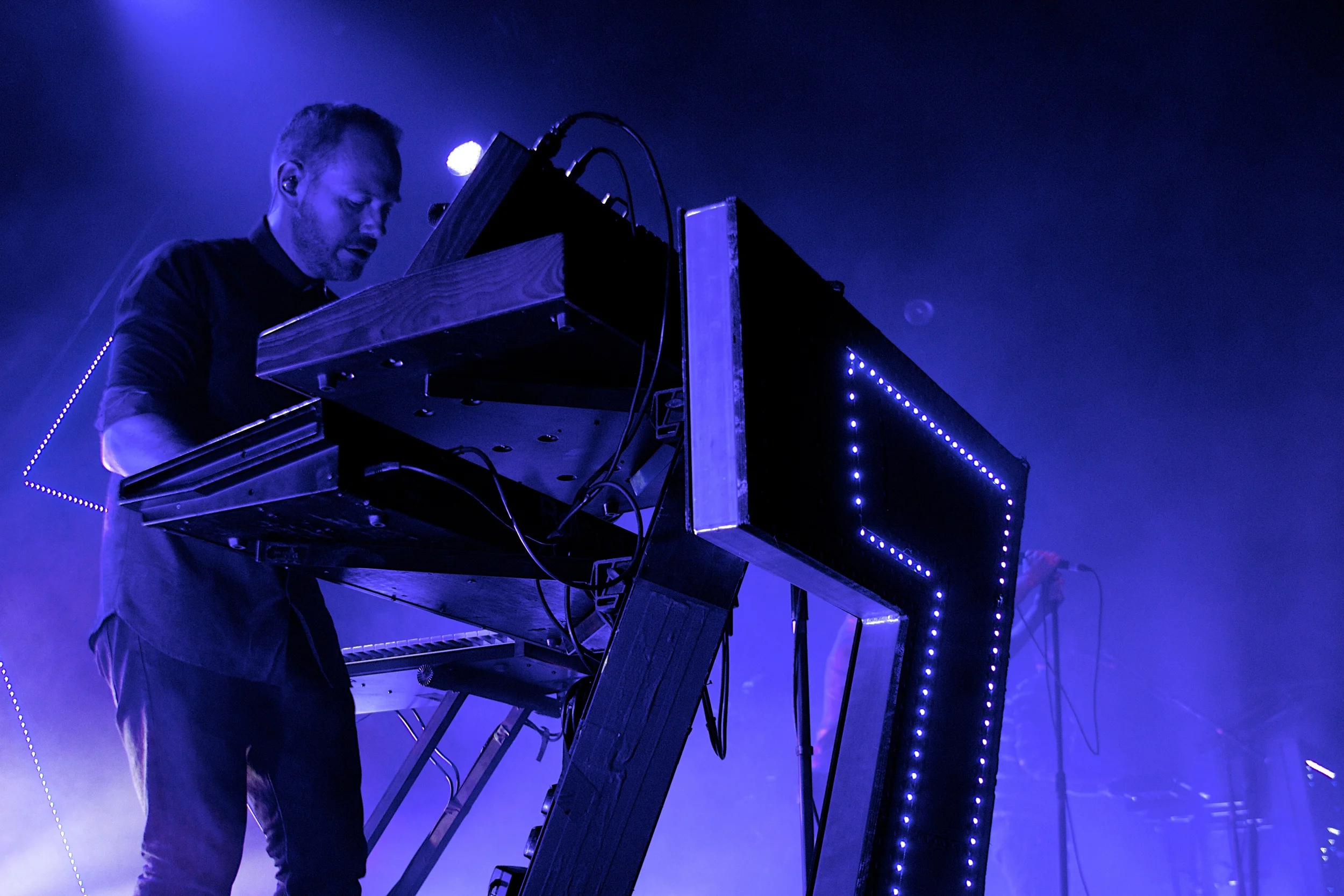 With an array of dazzling lights CHVRCHES live sound complimented the production perfectly. (Photo Credit: Robert Castro)