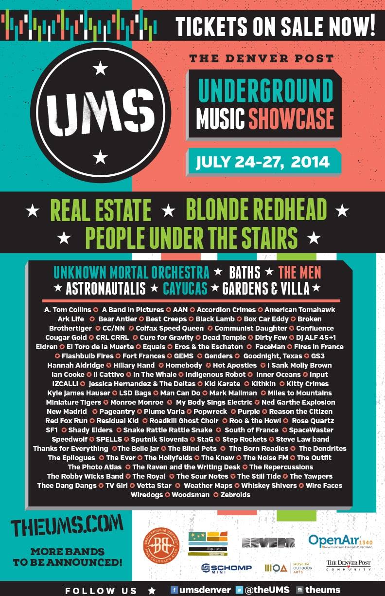 Underground Music Showcase | July 24-27
