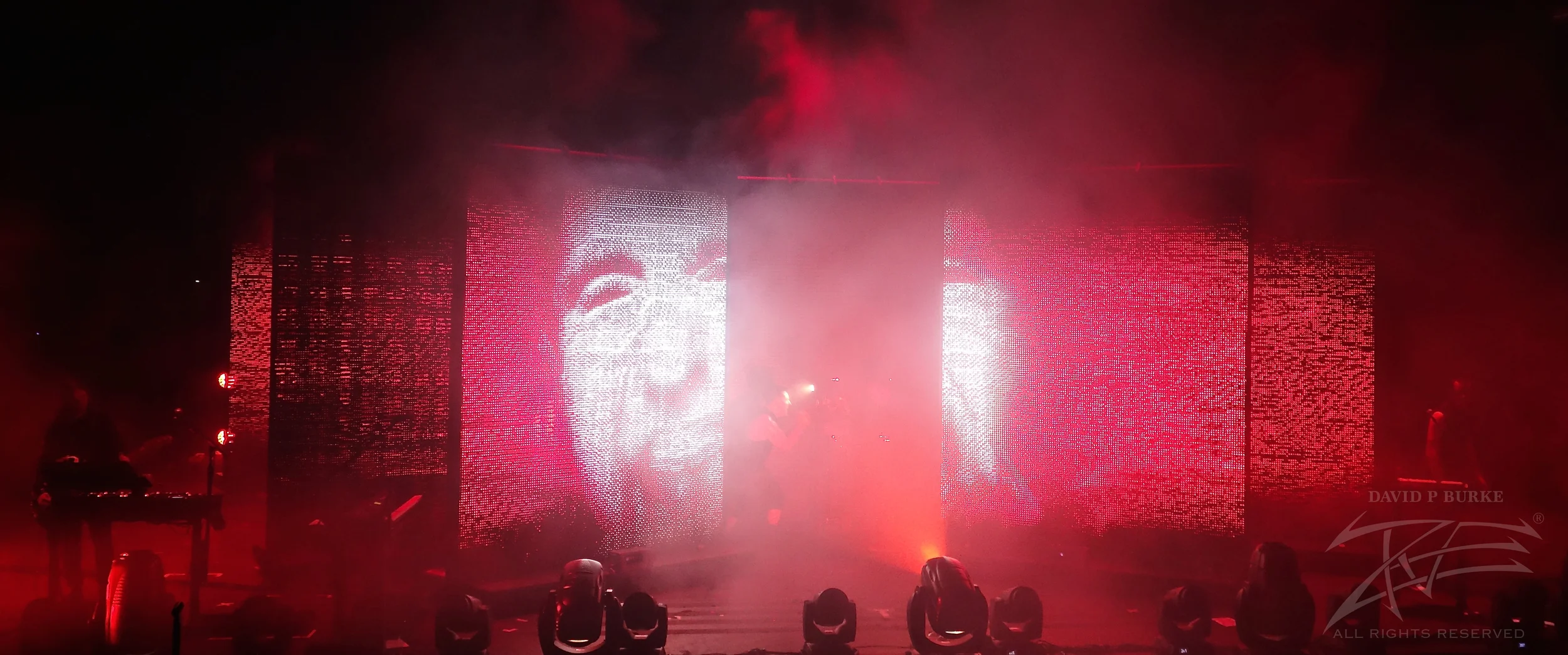 Incredible visuals courtesy of Nine Inch Nails (Photo Credit: David Burke)