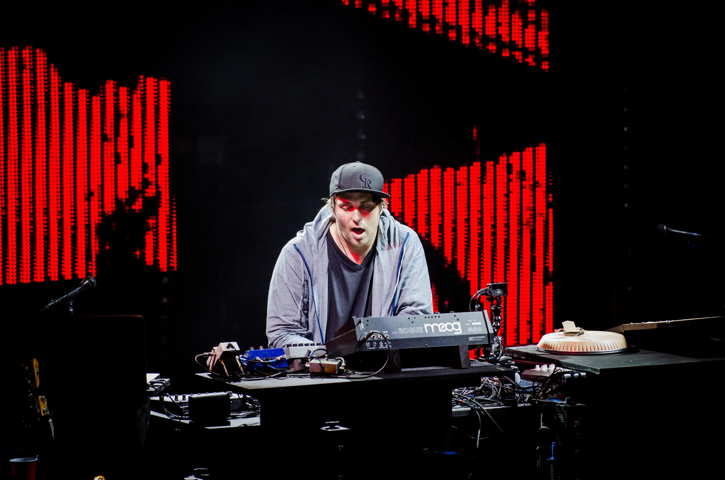 Pretty Lights behind the controls (Photo Credit: Andrew Rios)