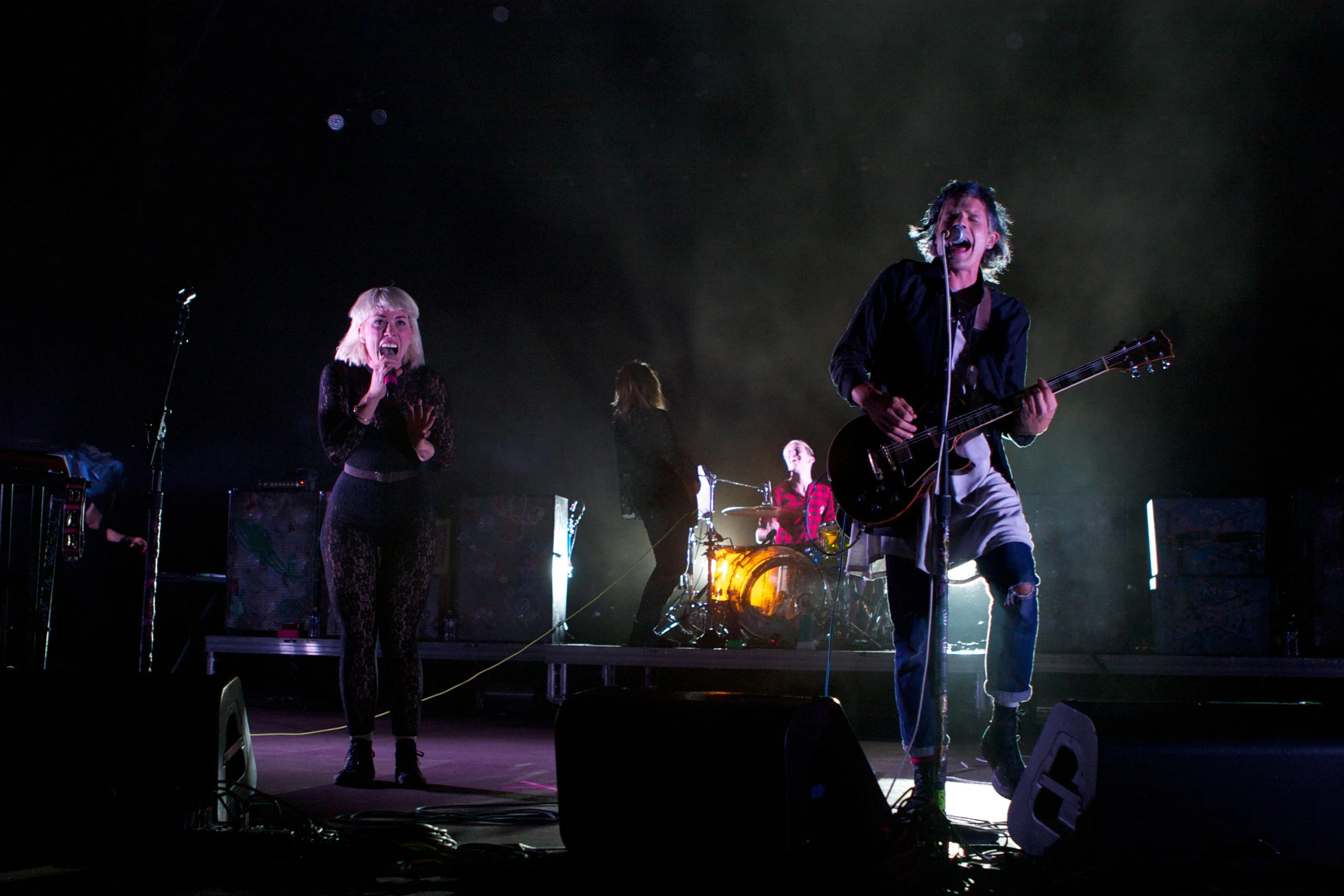 The always fun and energetic Grouplove (Photo Credit: Matt Smith)