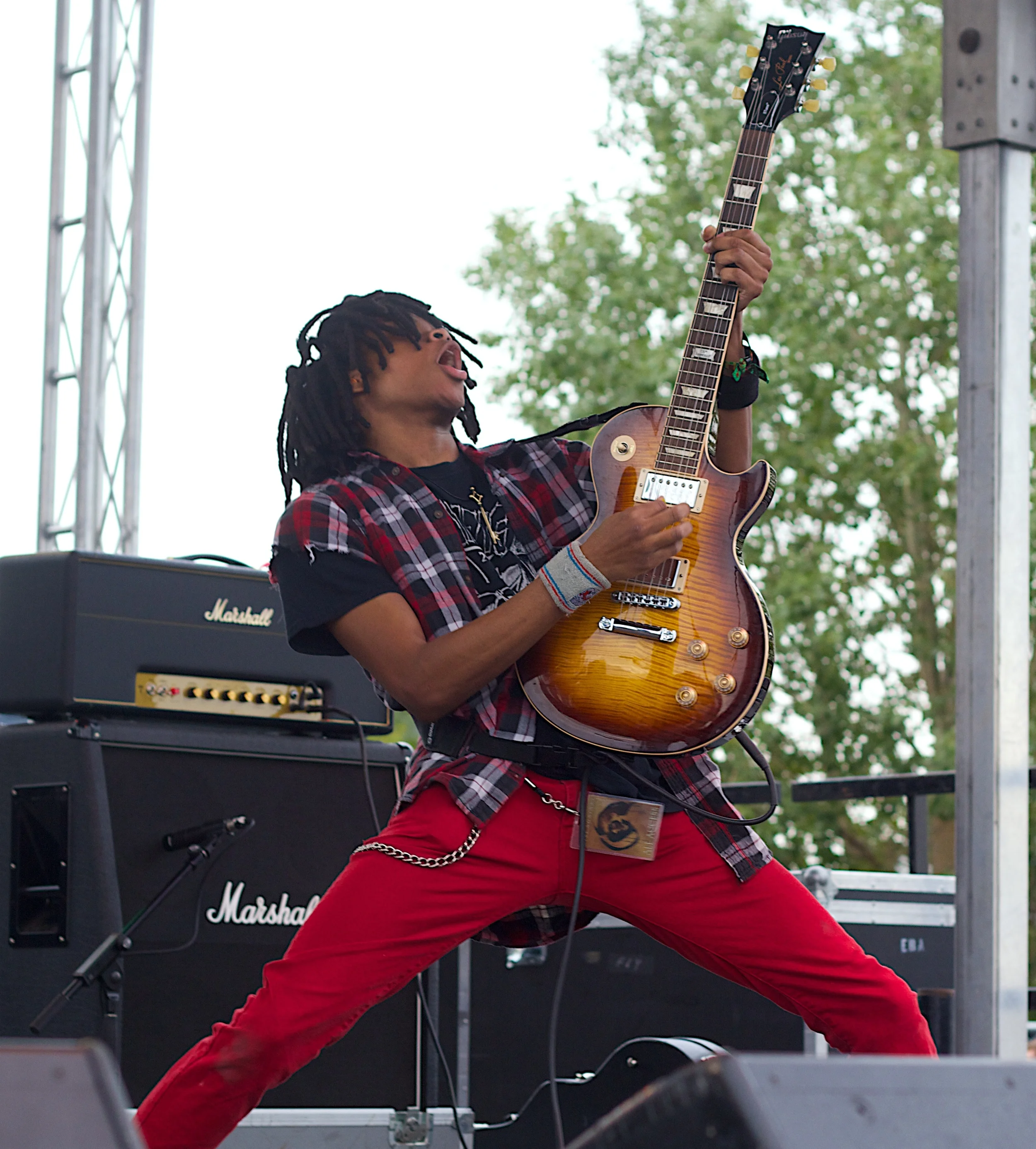 Radkey one of the days surprise sets. (Photo Credit: Robert Castro)