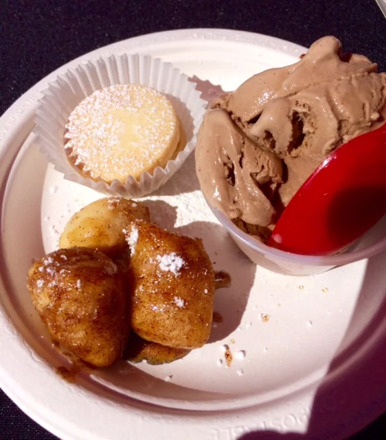 Azucar Bakery cookie, Bignets from Syrup & Little Man Ice Cream