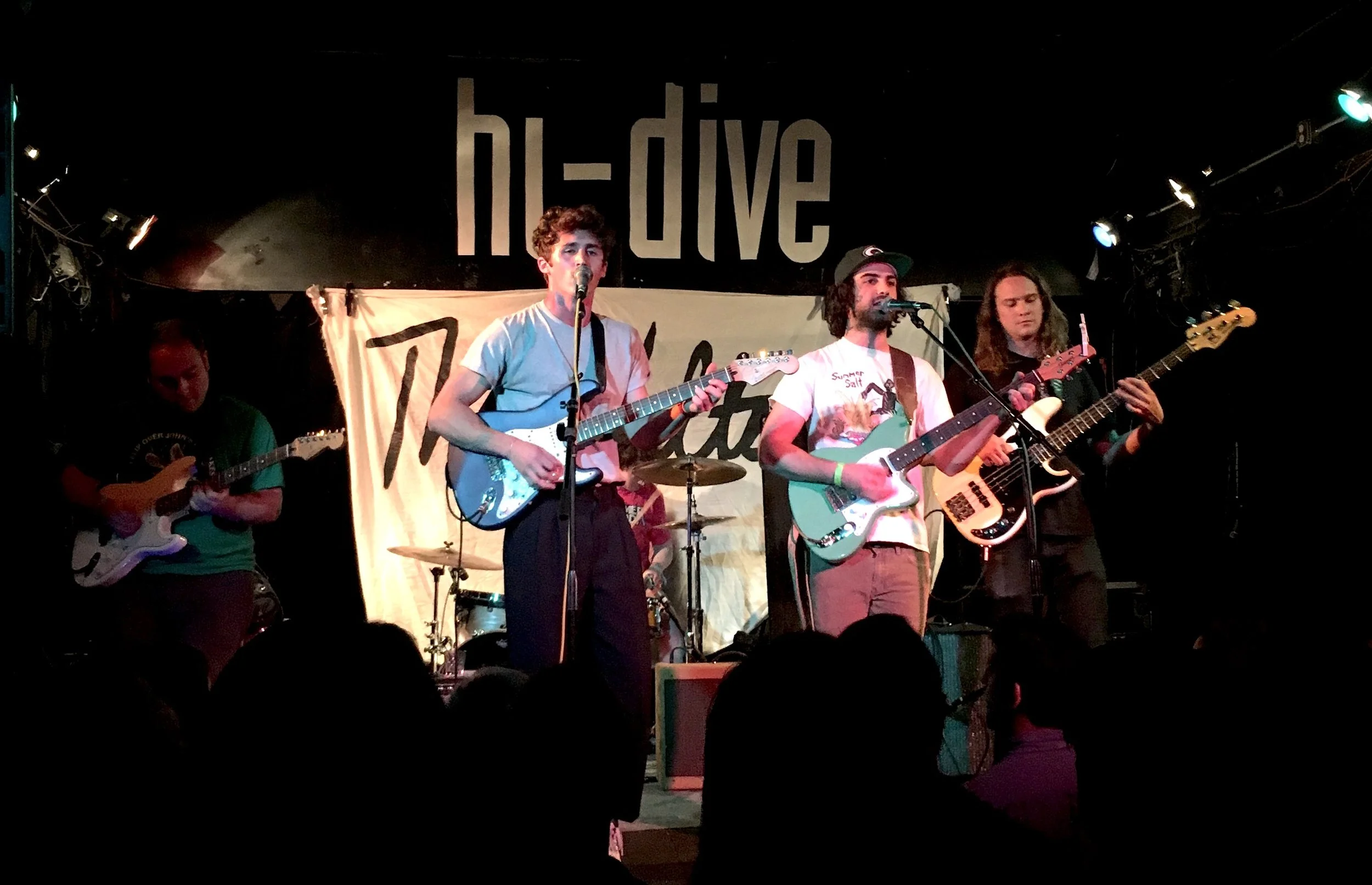 The Walters performing New Shoes during their Hi-dive set. Photo: Jocelyn Rockhold