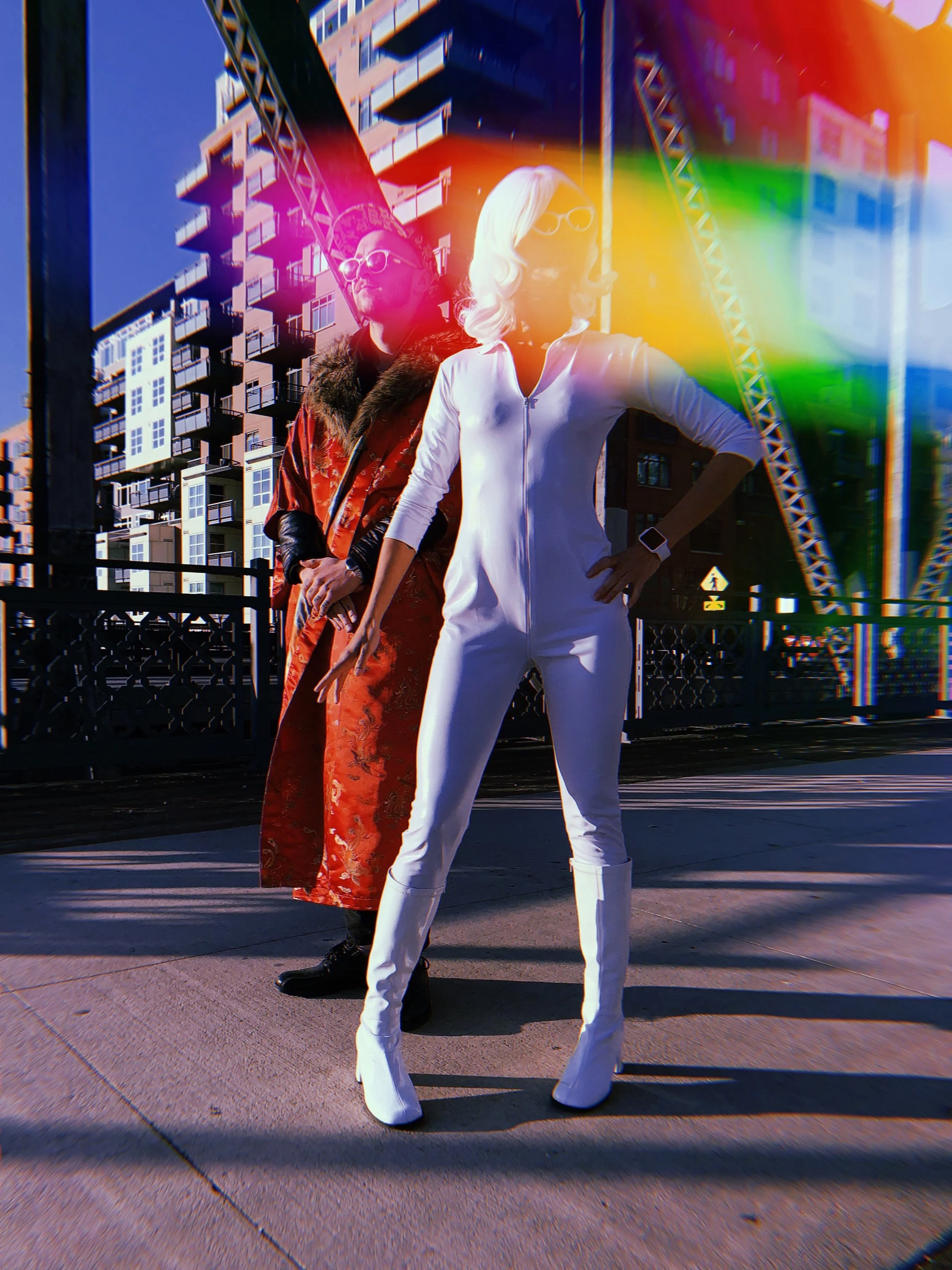 Babelord and her Earthling friend Danny D.