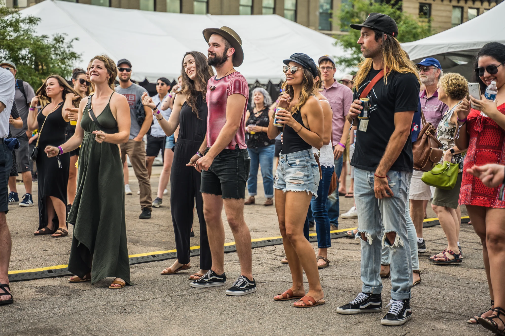 Crowds gather at one of the three main stages at UMS. (Photo Credit: Robert Castro)