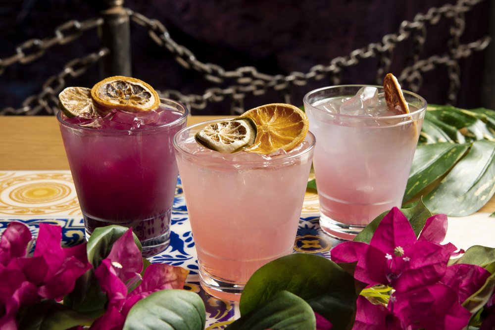 Casa Bonita's Bee's Knees:Paloma:Mexican Firing Squad cocktails_photo credit Casa Bonita.jpg