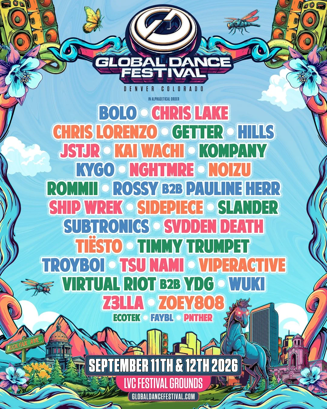 Global Dance Festival&nbsp;is officially returning September 11–12, 2026