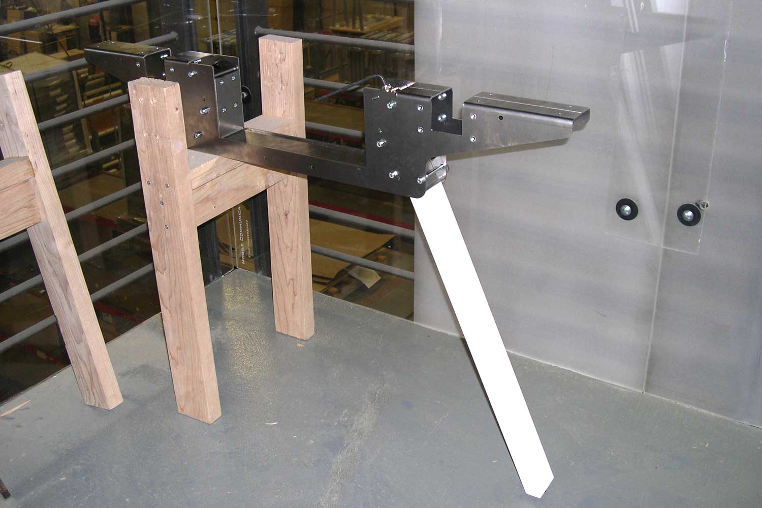 Leg strength testing.