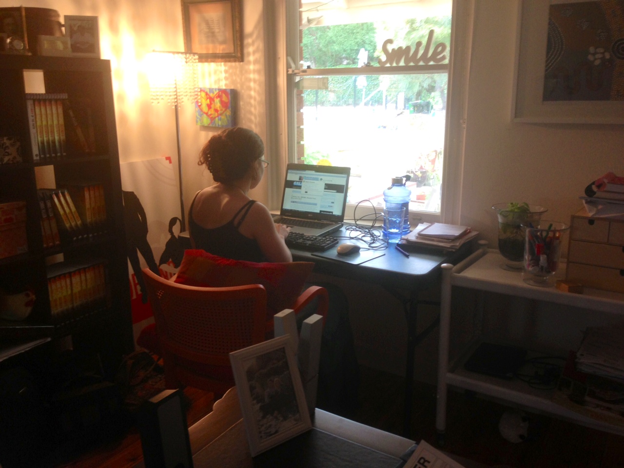 Julie aka JAG the superstar intern gets busy writing up a storm!
