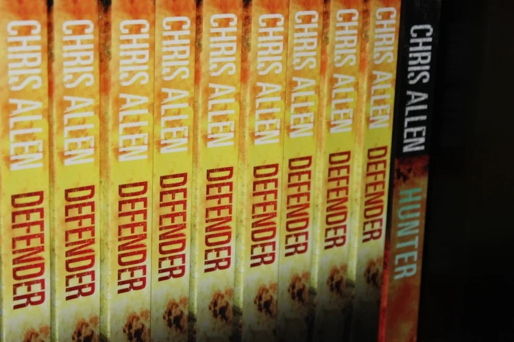 Defender and Hunter by action thriller writer Chris Allen.