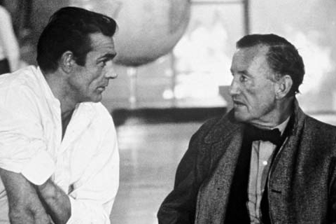 Sean Connory with Ian Fleming