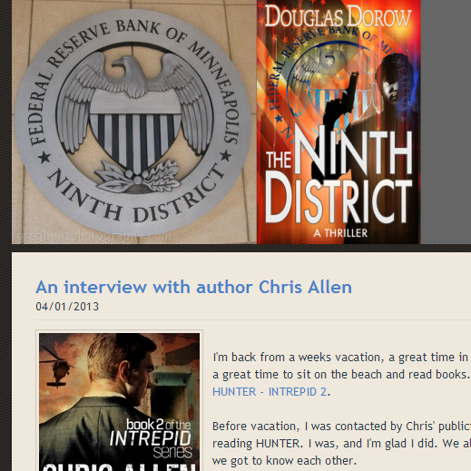 Douglas Dorow blog interview