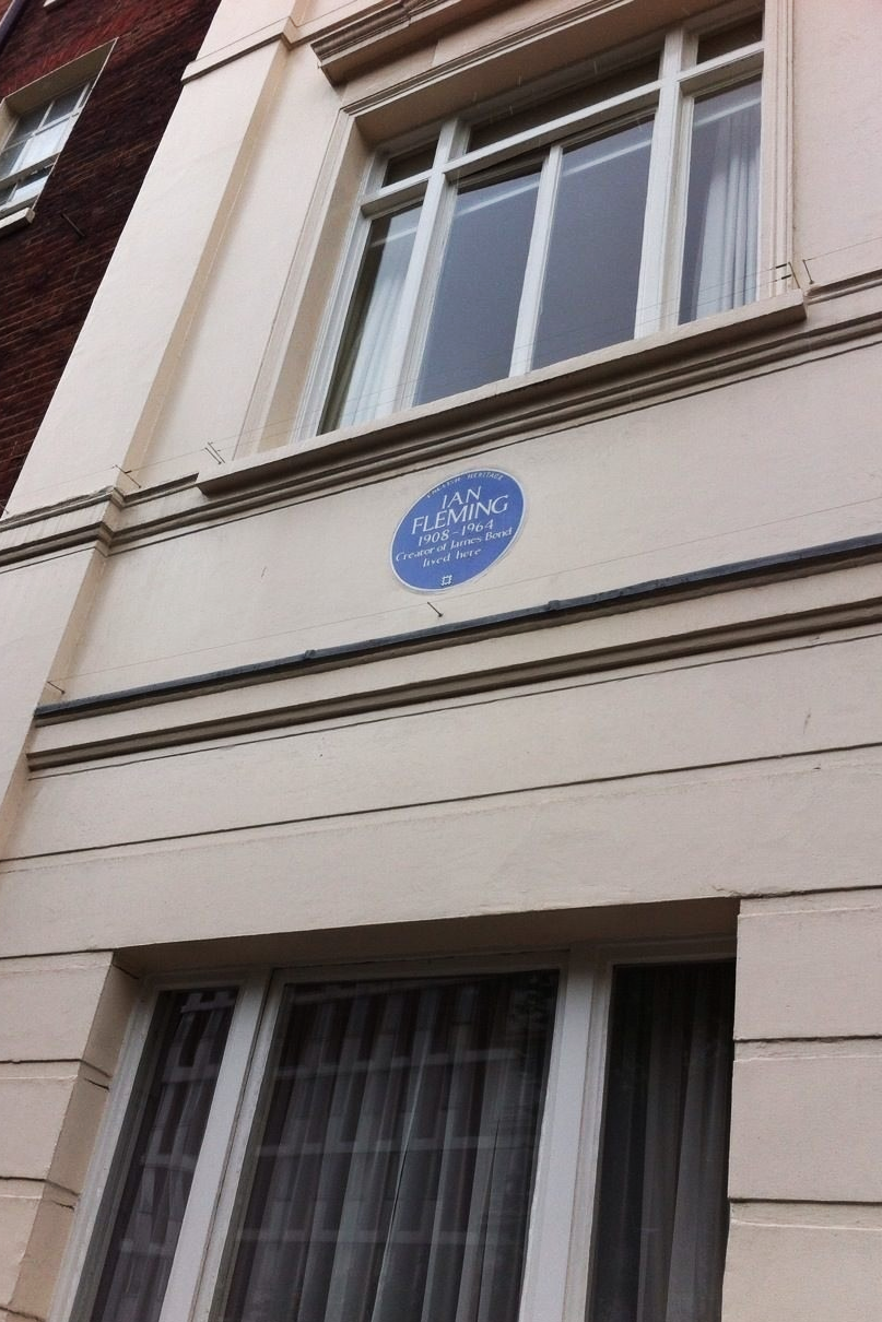 I took the chance to pay my respects on what would have been Fleming's birthday - 28 May.