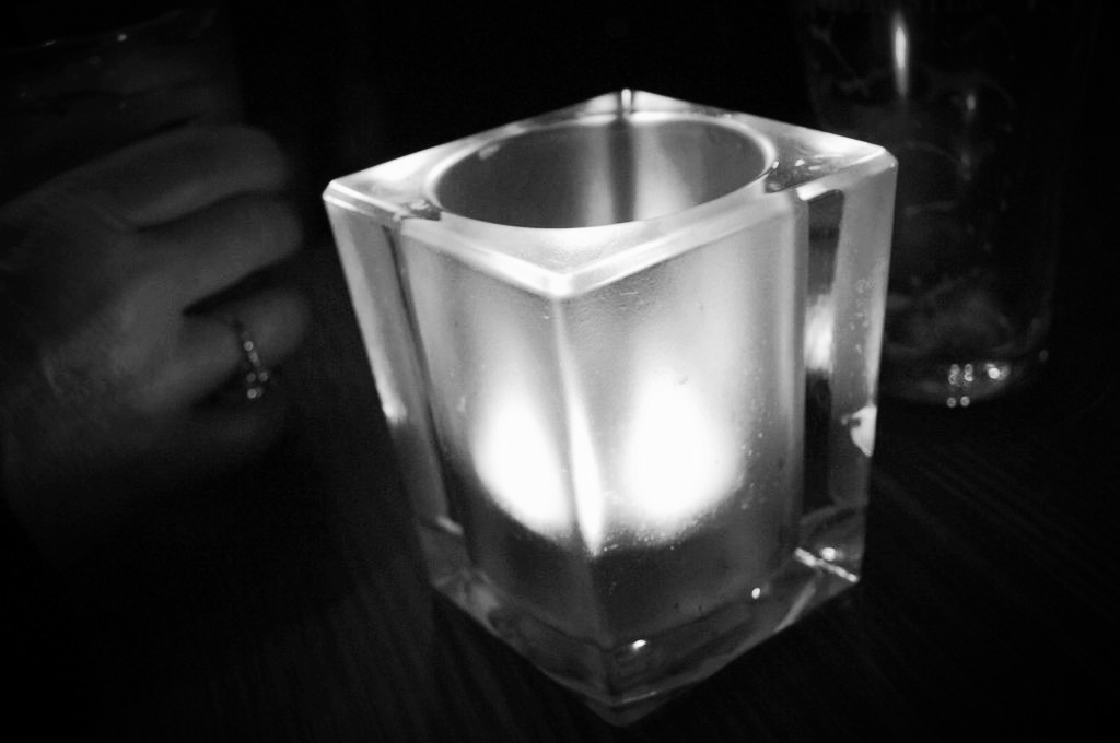Authors Club by candlelight.