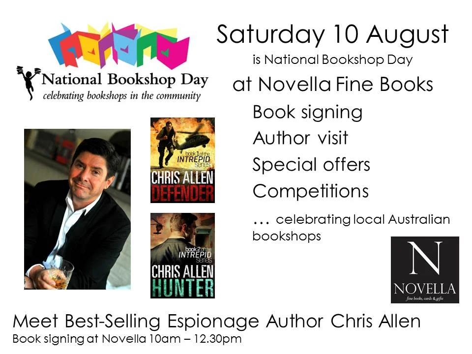 Author appearance at Novella Fine Books Wahroonga