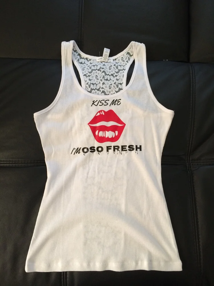 Kiss me I'm OSO Fresh Ladies Tank top