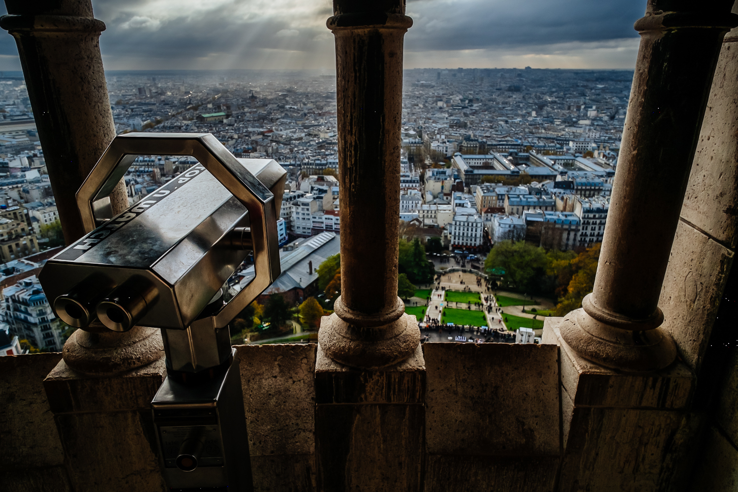 View from the dome at Basilica of the Sacred Heart