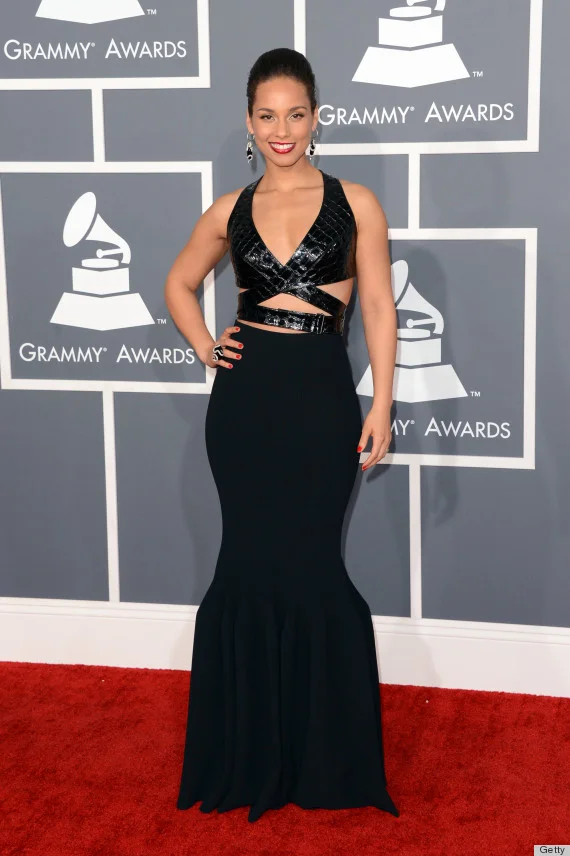 Alicia Keys in Azzedine Alaia