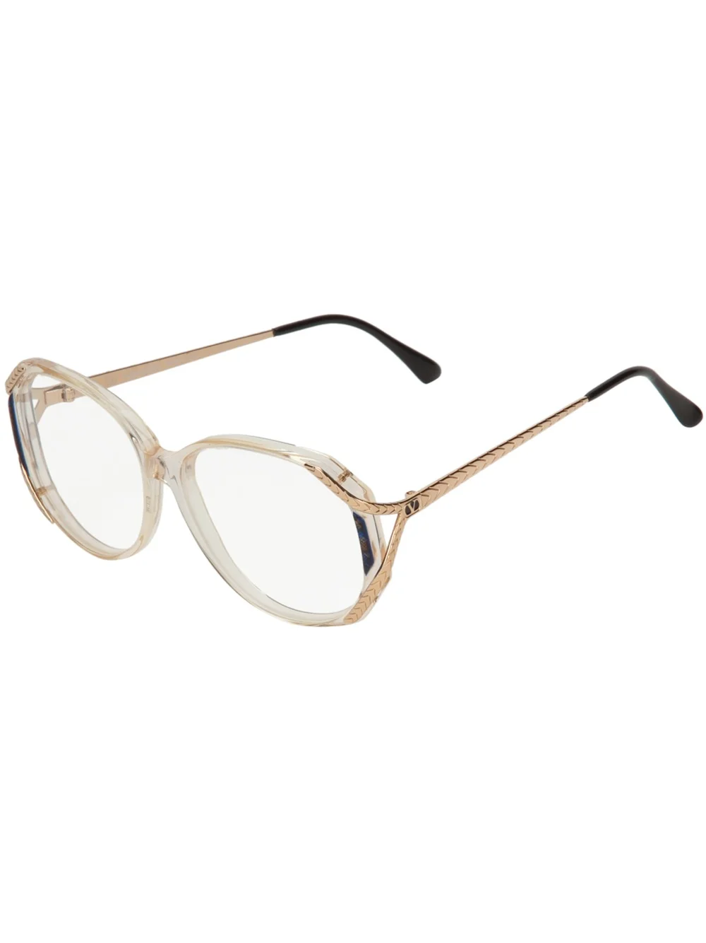 Valentino Vintage Contrast Arm Sunglasses $210.05 FARFETCH.COM