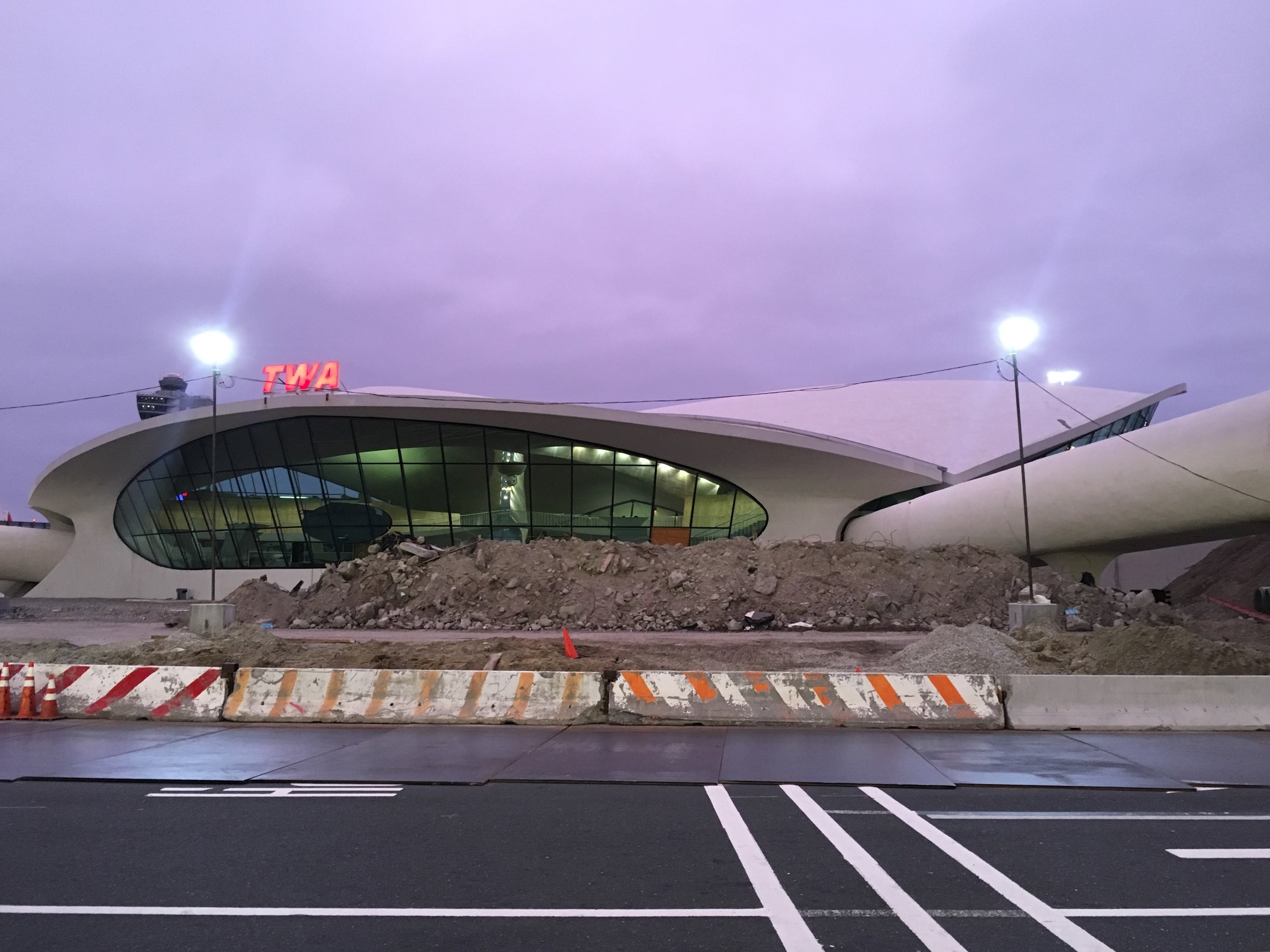 TWA Terminal under renovation