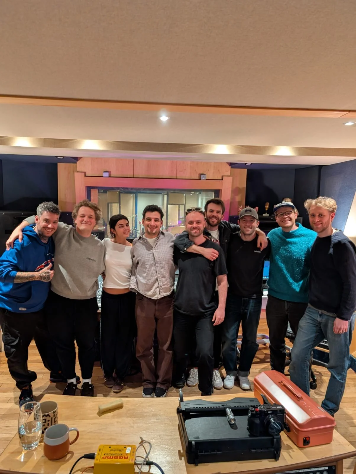 Mafalda Cardenal recording team_ChrisDuffy