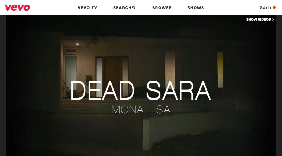 "Mona Lisa" By Dead Sara premieres on Vevo today!