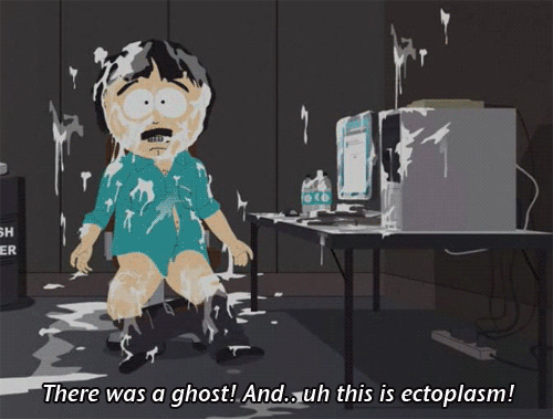 Randy marsh Ghost ectoplasm.gif