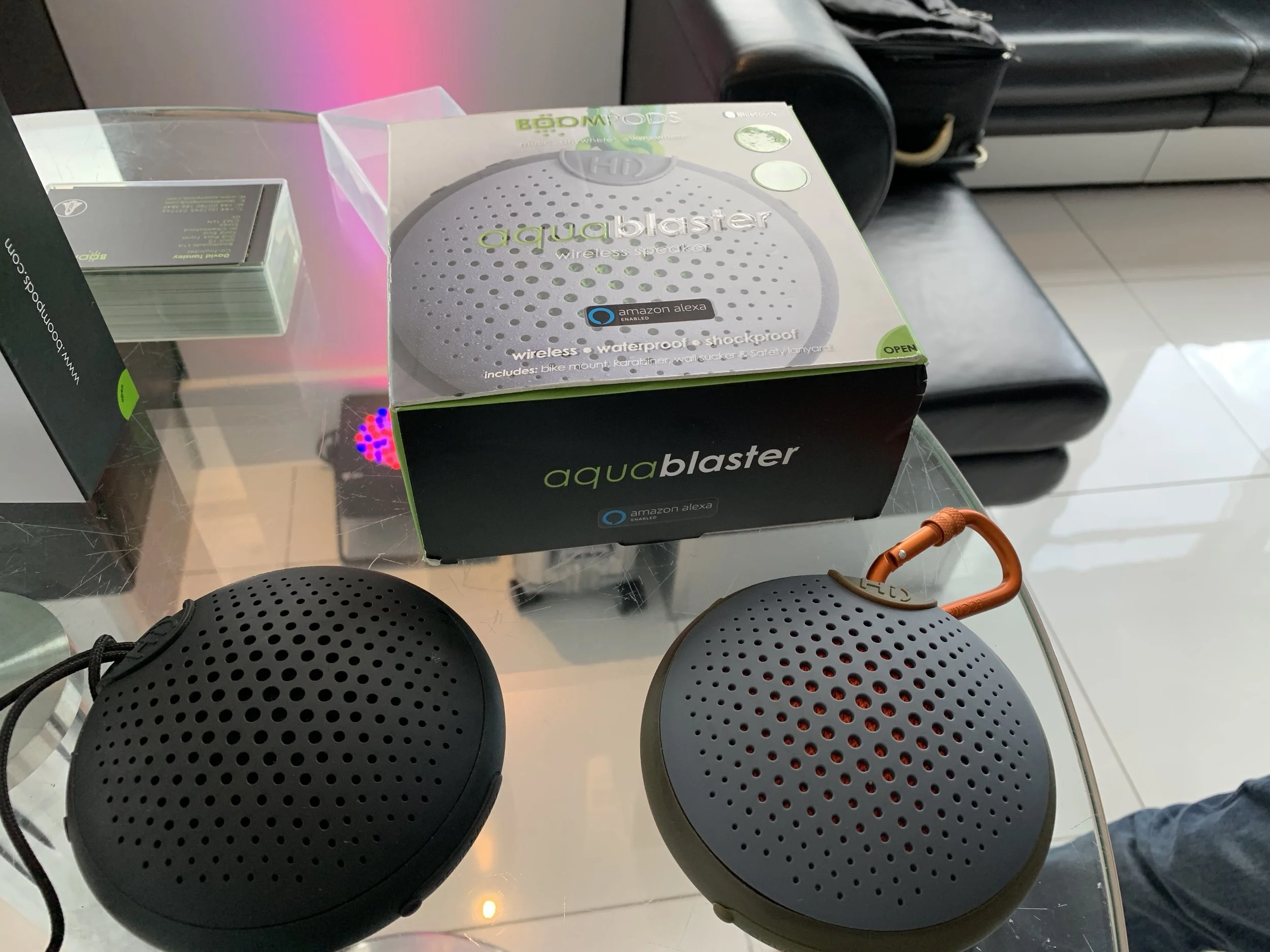 BoomPod’s Aquablaster bluetooth speaker comes packed with Alexa