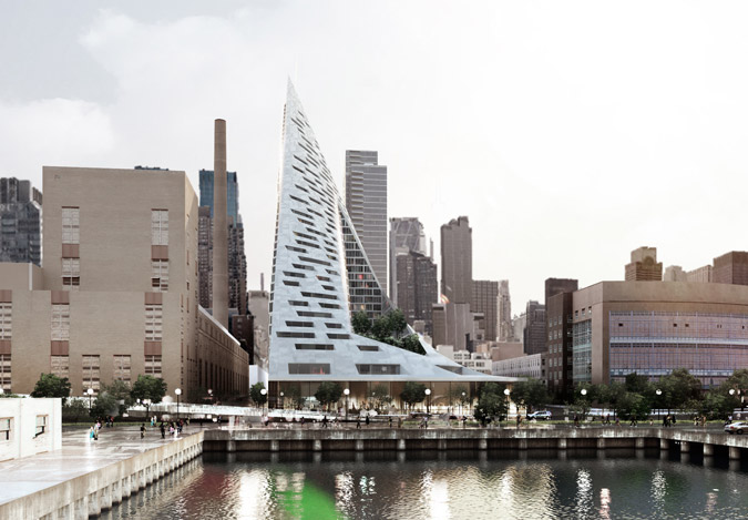 Computer rendering of the proposed W57 Tower in NYC