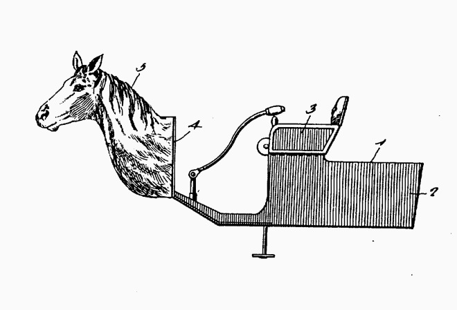 The first hood ornament: a giant horse head? Maybe in The Godfather someone was just trying to tell Jack Woltz they stole his car?