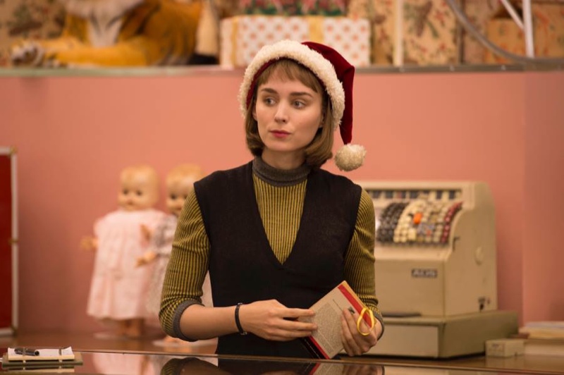 Since it's Christmas, I'm going with Rooney Mara in a Santa hat.