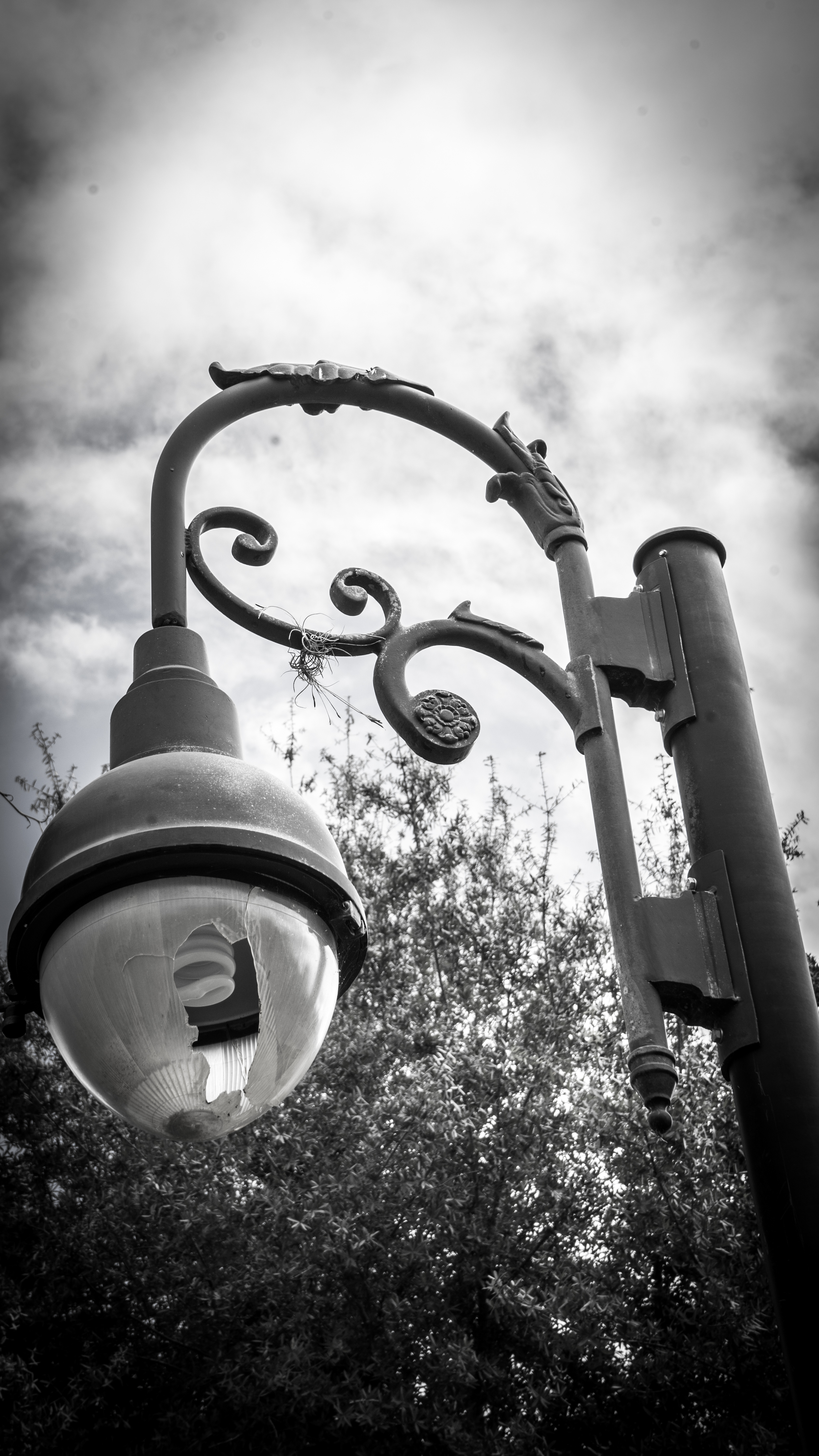 Streetlight in the day