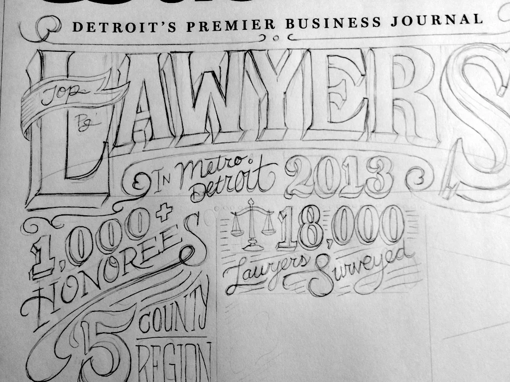 Processing Department Lettering Design Hand Lettering Process — Joel Felix Design Studio