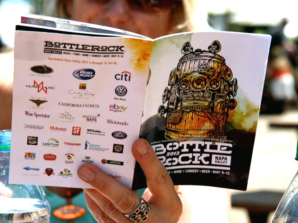 Official BottleRock Schedule