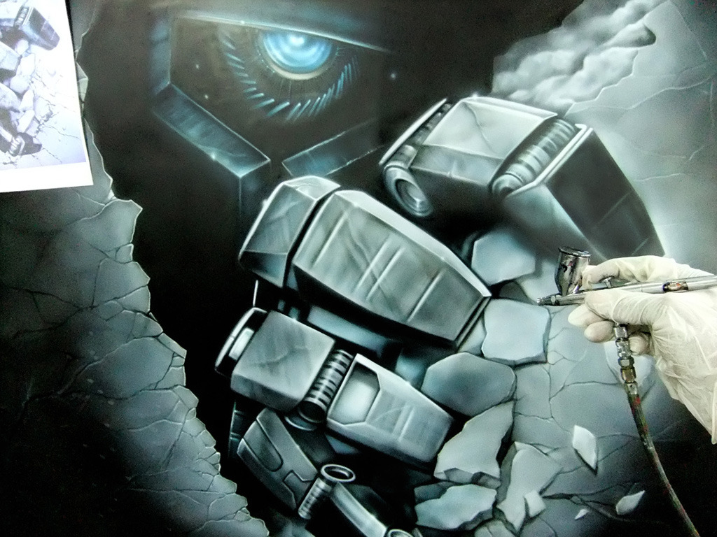 transformer trunk close-up