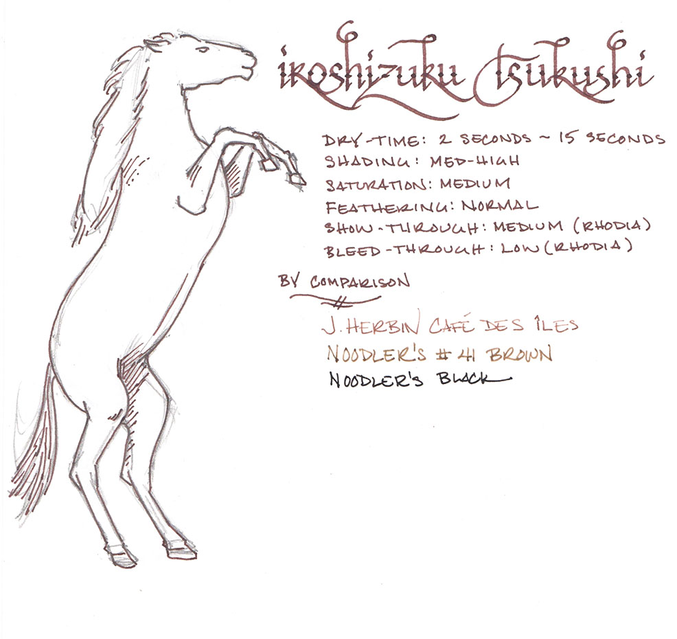 Iroshizuku Tsukushi. Click to enlarge.