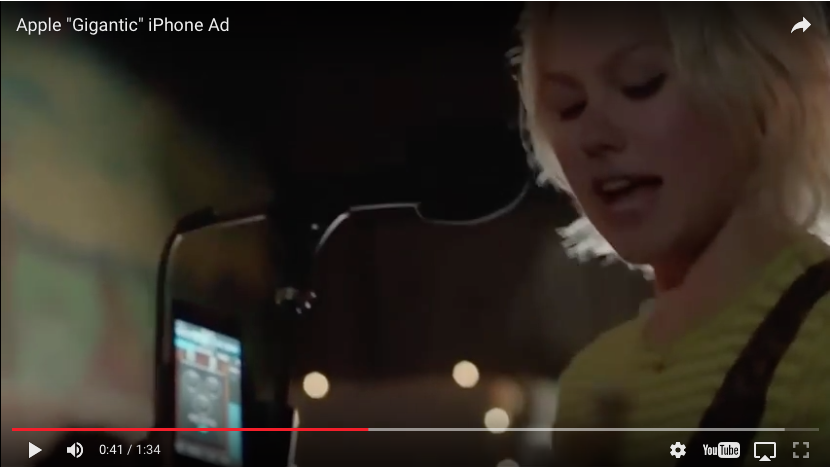 Loving the New Gigantic iPhone Ad