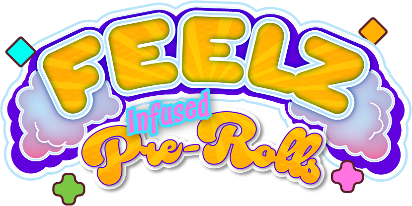 Feelz Flower Infused Pre-Rolls Logo Design